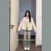 Chicco White Chanel-Style For Women New Spring Autumn Socialite Design Jacket And Jeans Set_mkmklike.com