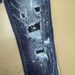 Men's Slim Fit Blue Distressed Jeans – Stylish Ripped & Stitched Denim Pants (Mid-Rise, Straight Leg, Casual & Streetwear)_mkmklike.com