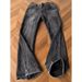 Men's Blue Lightning Wash Jeans – Slim Fit Bootcut Denim Pants (Black/Blue, Sizes S-3XL)_mkmklike.com