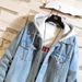Northfold Hooded 2023 New Korean Style Plus Size Color Block Men's Couple Loose Casual Coat Denim Jacket Wholesale_mkmklike.com