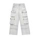 Multi-Pocket Cargo Denim Straight-Leg Men's Vibe Trendy Brand High Street Dyed Washed Wrinkled Loose Wide-Leg Pants_mkmklike.com