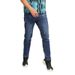 Large Size Men's Clothing European And American Style Slim Ribbed Elastic Waist Jeans Men's Straight Business Jeans Men's Trade_mkmklike.com