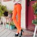 New Korean-style Slim-fit Candy-colored Women's Jeans, Elastic Colorful Micro-flared Pants, Wholesale And Dropshipping_mkmklike.com