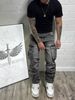 Men's Y2K High-Waist Straight Leg Cargo Pants Trendy Loose High Street Cool Versatile Simple Trousers_mkmklike.com