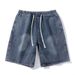 Washed Denim Shorts Men 2025 Summer New American Style Loose Casual Five-Point Pants_mkmklike.com