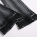 Black High Street Slim Fit Men's Jeans Multi Pocket Stretch Flared Trendy Youth_mkmklike.com