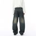 Men's Workwear Jeans With Structural Seam Design & Curved Utility Pockets Loose Fit Denim Pants For All Seasons (XS-XL)_mkmklike.com
