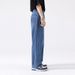 Nordmann Blue Jeans Men Spring Autumn Style American Trendy Brand Casual Guangzhou Xintang Washed Loose Straight Pants_mkmklike.com