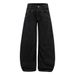 Loose Fit Denim Men's Cargo Design Vibe Trendy Brand High Street Stitching Deconstructed Scimitar Wide-Leg Pants_mkmklike.com
