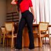 Women's Clothing Elastic Waist High Waist Button Stretch Slim Wide Leg Long Jeans For Women_mkmklike.com