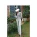 Secret To Long Legs: Four-Way Stretch High-Waisted White Slightly Flared Jeans Women, New French Style Slimming_mkmklike.com