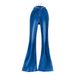 Women's High-Waisted Flared Jeans Retro Elegant Korean Style Slim Fit Elastic Waistband Wide Leg Pants for Spring Autumn_mkmklike.com