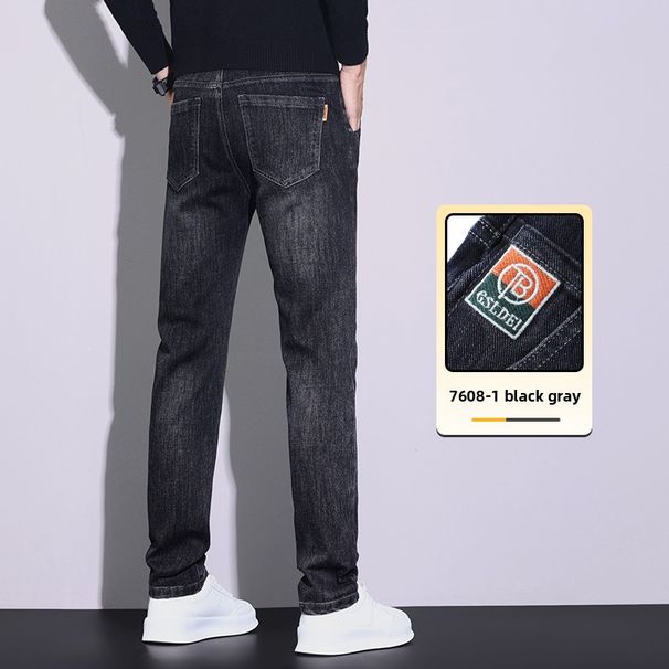 Jeans Men's Straight Loose Pants Stretch Men's Casual Pants_mkmklike.com