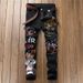 Jeans Men's Stretch Casual Pants Printed Straight Pants Street Fashion_mkmklike.com