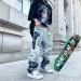 Men's Jeans Ripped Ing Large And Women's Hip Hop Pants Skateboarding Loose Y2K Baggy_mkmklike.com
