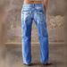 High Waist Straight Leg Jeans For Women Loose Wide Leg Trousers Fashion Brand_mkmklike.com