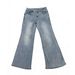 Women's Clothing Women's Vintage Washed High-Waisted Flared Jeans – Embroidered Pocket Retro Denim Pants With Stretch (S-L, Blue/Light Blue)_mkmklike.com