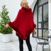 Women's Clothing 2023 autumn and winter new women's clothing shawl tassel cape fur collar pullover sweater women_mkmklike.com