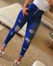 Women's High Waist Tight Tight Worn Small Feet Jeans Trousers_mkmklike.com