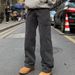 High Street Vintage Washed Denim Pants, Men's Loose Spring And Autumn American Commuting Straight Leg Work Pants_mkmklike.com