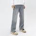 Nordmann Vintage Washed Retro Jeans For Men, Autumn Winter Style, Cool And Versatile Casual , American Style Loose Straight_mkmklike.com