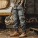 Men's Clothing Men's Heavyweight Retro Jeans Loose Straight Leg Harley Motorcycle Work Pants Casual Trousers For Spring And Autumn_mkmklike.com