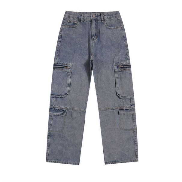 Men's Clothing High Street Cargo Denim Trousers_mkmklike.com
