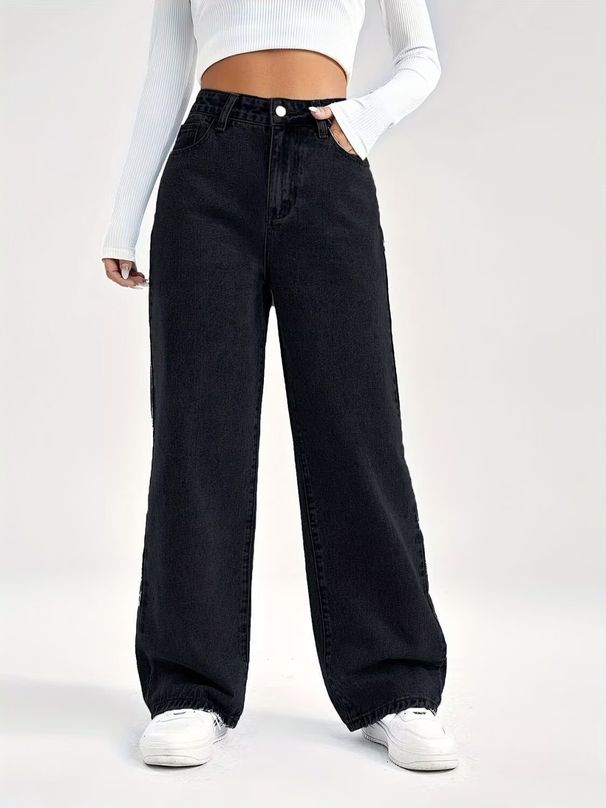 cross-border European And American Men's Jeans, High-waisted Slim-fit Straight Denim Pants, Bulk_mkmklike.com