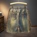 Men's Blue Denim Shorts Mid-Length Elastic Waist Wide Leg Casual Five Point Pants Retro Style For Summer_mkmklike.com