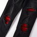 Men's Clothing European And American Men's Street Fashion Brand Ripped Patch Men's Jeans Slim High Street Fashion Skinny 886_mkmklike.com