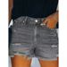 New Ripped High-waisted European And American Women's Denim Shorts On The WISH Cross-border E-commerce Platform,_mkmklike.com