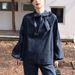 Chicco Internet Celebrity Design Long Sleeve Denim Shirt For Women Spring And Autumn New French Retro Style Tie Top_mkmklike.com