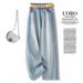 Light Blue Fashionable Rhinestone Wide-leg Jeans For Women, 2026 Spring And Autumn New Style, High-waisted, Slimming,_mkmklike.com