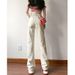 Trendy Girl Closet 885 Retro Hong Kong Style High-Waisted Wide-Leg Jeans For Petite Women Loose Straight-Leg Draped Floor-Length Pants_mkmklike.com