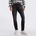 Men's Stretch Denim Trousers With Elastic Waist - Relaxed Fit Straight Leg Comfort Pants For Casual Wear_mkmklike.com
