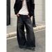 Vintage Washed Straight-Leg Jeans – Unisex Clean Fit Denim Pants With Distressed Details (S-3XL)_mkmklike.com