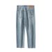 New Spring Jeans Men's Harlan Loose Trendy Brand American Retro Washed Double Craft Medium Waist Large Size Youth_mkmklike.com