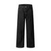 Original Fleece-Lined Jeans For Men Winter Warm Loose Straight Pants Street Fashion Solid Color Versatile Floor-Length_mkmklike.com