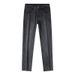 Men's Clothing New Light Luxury Style European Station Cement Black And Gray Denim Trousers Stretch Tencel Lyocell Jeans Men's Trendy Brand_mkmklike.com
