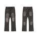 Men's Clothing Men's Clothing | Cleanfit American High Street Washed Ash Jeans Niche Design Flared Pants_mkmklike.com