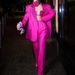 Women's clothing feather casual long-sleeved lapel suit jacket + casual slim-fit long trousers 2-piece set_mkmklike.com