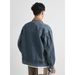 Yizhi American Retro Color Block Denim Men's Spring And Autumn Loose Trendy Handsome Workwear Jacket Men_mkmklike.com