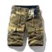 Men's Clothing Men's Summer New Camouflage Street Outdoor Workwear Shorts Elastic_mkmklike.com