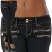New European And American Fashion Mid-waist Slim-fit Skinny Jeans With Zipper For Women_mkmklike.com