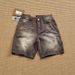 Vintage Distressed Workwear Shorts - Faded Paint Splatter & Raw Hem Cargo Pants For Men, American Lumberjack Style_mkmklike.com