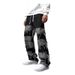 Men's Clothing Tassel Stitching Jeans Straight Through Wide Leg Pants Large Size Men's Jeans_mkmklike.com