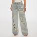 Vintage Washed Distressed Jeans For Women - Oversized High Street Baggy Pants With Heavyweight Denim & Grunge Style_mkmklike.com