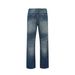 "Unisex Heavyweight Slightly Flared Jeans – American High Street Style | Textured Handmade Denim | Cleanfit Commuting Essential"_mkmklike.com