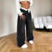 Women's Low-Rise Wide Leg Jeans Distressed Denim Pants Flared Hem Comfortable Stretch Bootcut Trousers Sexy Casual Fashion_mkmklike.com