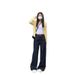 Retro Dark Blue Straight Leg Jeans High Waisted Loose Fit Slimming Flowing Wide Leg Pants for Women New Spring 2025 Style_mkmklike.com